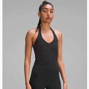 Lululemon black align halter top